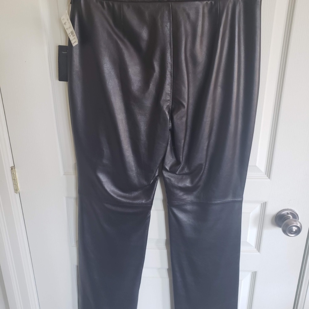 Black LEATHER pants! Soft, gorgeous - Picture 4 of 15